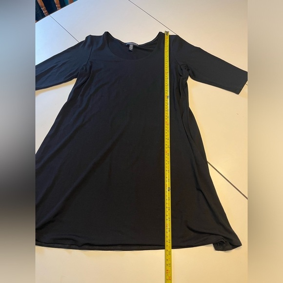 Eileen Fisher small solid black tunic - Picture 5 of 7